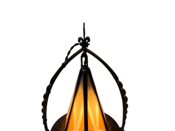 Art Deco Amsterdamse School Table Lamp by Amsterdamsche Kunstsmederij, 1920s